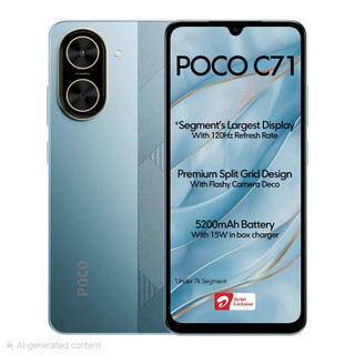 گوشی موبایل شیائومی مدل Poco C71 ظرفیت 128 گیگابایت رم 4 گیگابایت
